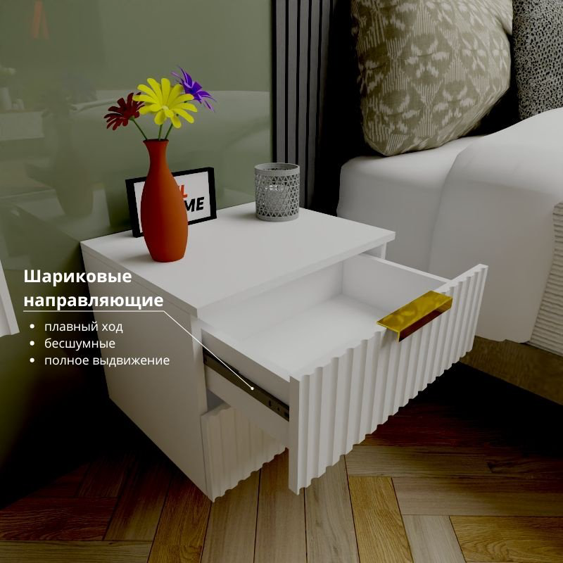 Тумба Adel Home Ангел AH0624 50x35x35см золотой купить,NaN