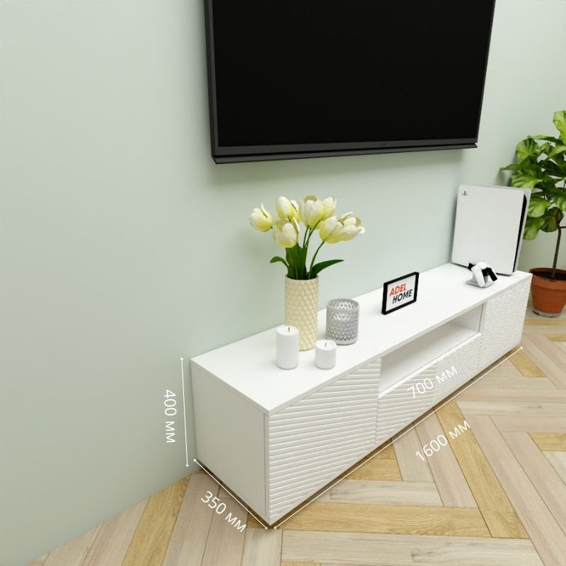 ТВ-тумба напольная Adel Home AH0674 Рена 160x40x35см белый купить,NaN