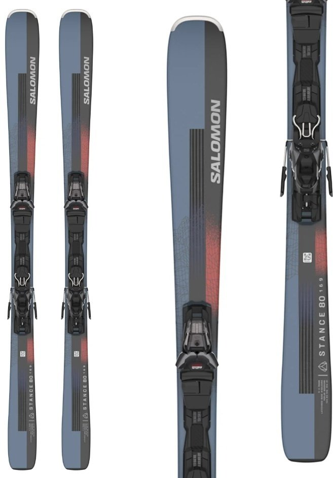 Лыжи Salomon L47234800 2024 169 см мультиколор купить,NaN