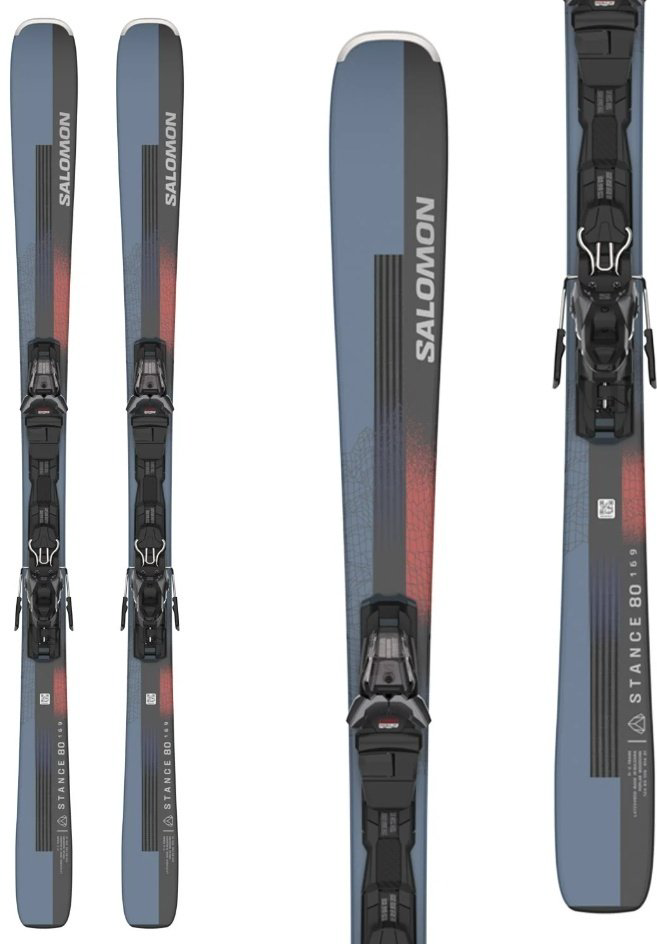 Лыжи Salomon L47234800 2024 169 см мультиколор купить,NaN