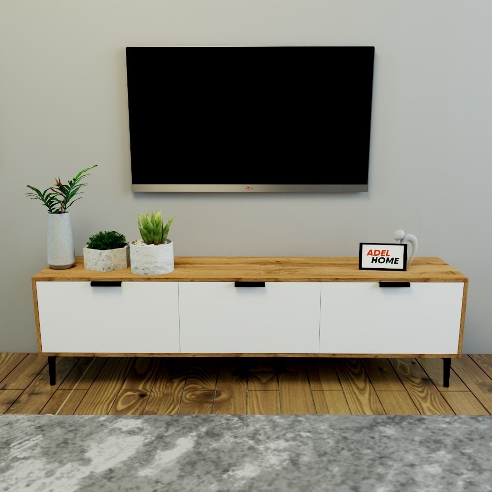 ТВ-тумба напольная Adel Home AH0103 Талан 180x50x35см бело-коричневый купить,NaN
