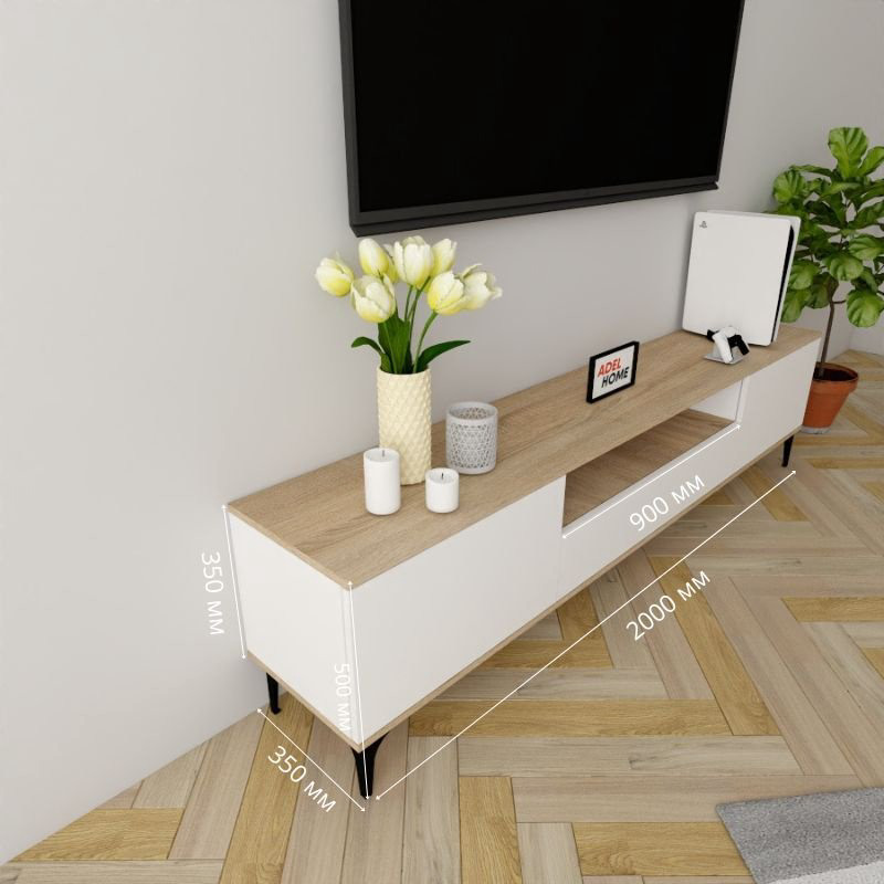 ТВ-тумба напольная Adel Home AH0600 Поли 200x50x35см светло-коричневый купить,NaN