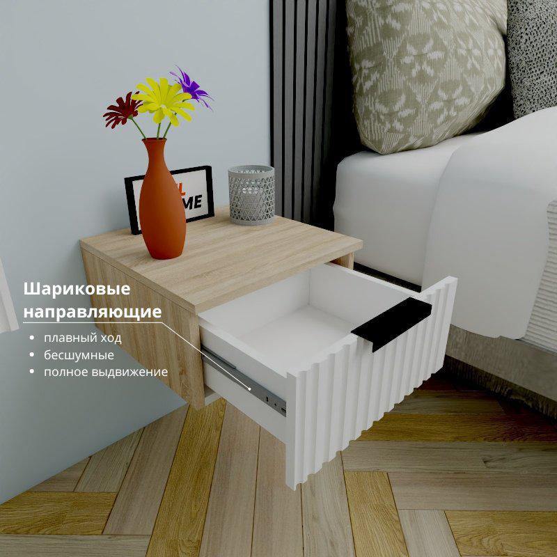 Тумба Adel Home Карита AH0648 40x20x35см светло-коричневый купить,NaN