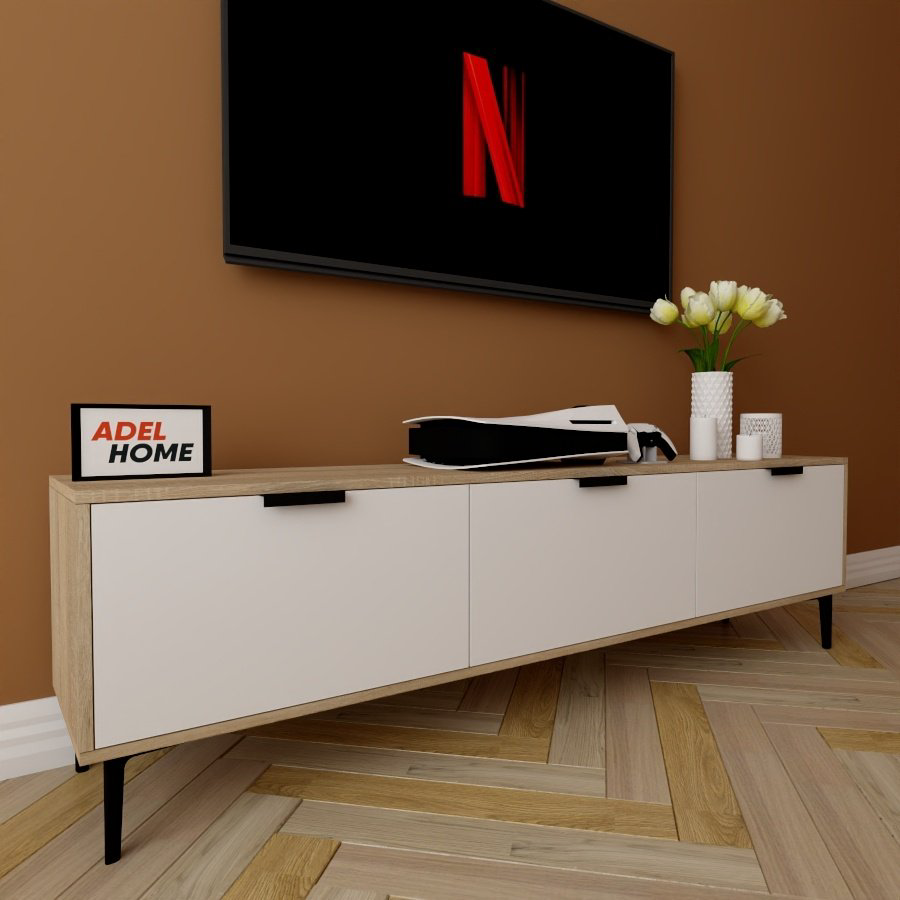 ТВ-тумба напольная Adel Home AH0125 Мэри 180x50x35см бело-коричневый купить,NaN