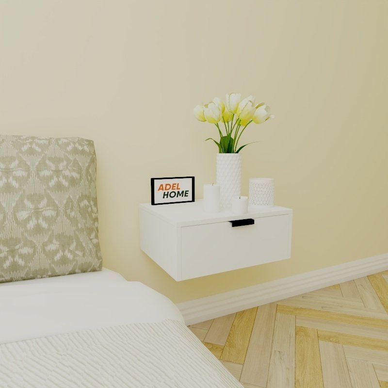 Тумба Adel Home Корал AH0146 50x20x40см белый купить,NaN