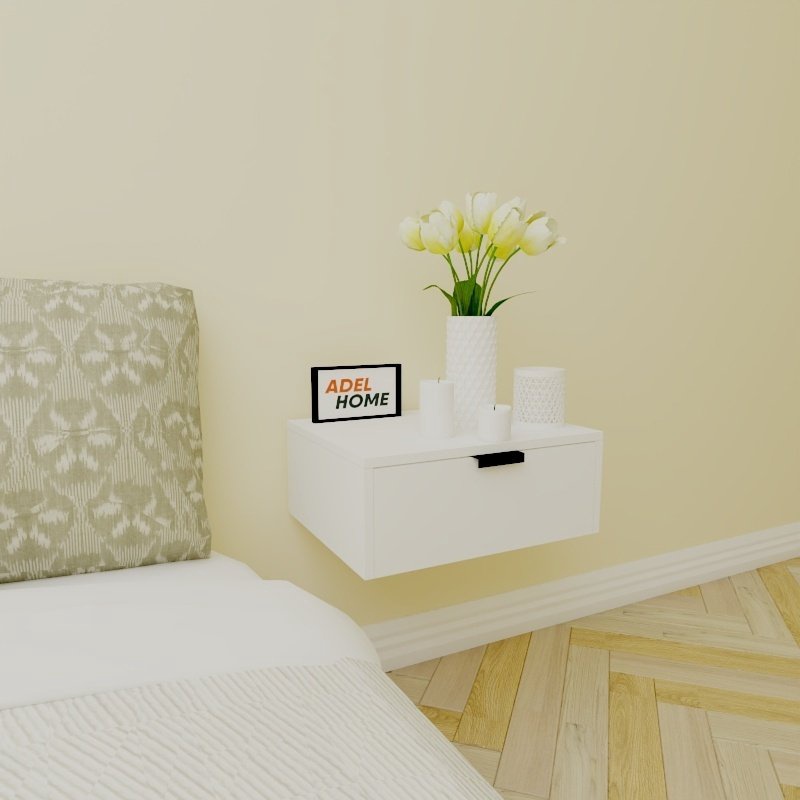Тумба Adel Home Корал AH0146 50x20x40см белый купить,NaN