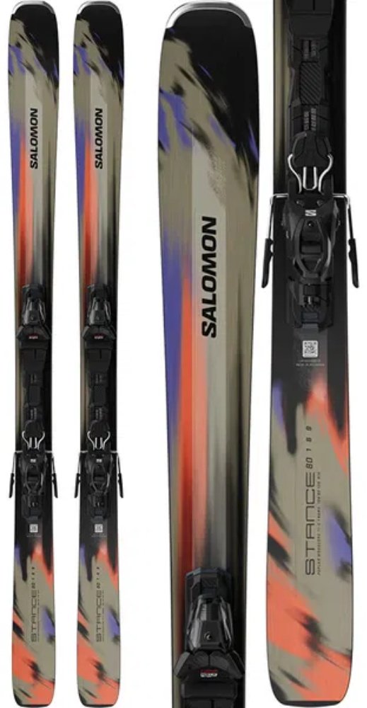 Salomon E Stance 80 + E M10 GW L80 L47825300 169 см черный, хаки