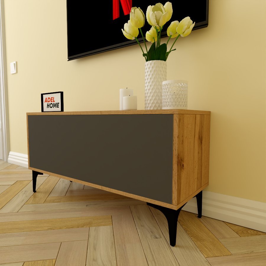 ТВ-тумба напольная Adel Home AH0192 Рут 100x50x35см серо-коричневый