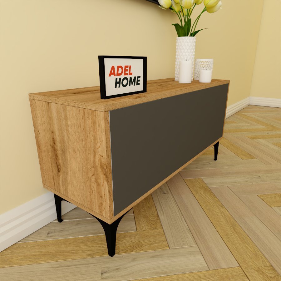 ТВ-тумба напольная Adel Home AH0192 Рут 100x50x35см серо-коричневый