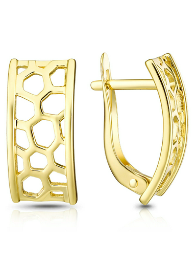 Серьги Veronika Jewelry С300-1090 золото 2.44 гр