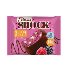 Печенье протеиновое FitnesShock Брауни ягодный микс 50 гр