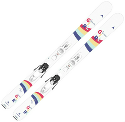 DYNASTAR Lemon Girl + Kid-X 4 GW B76 DALJC01 128 см белый, синий