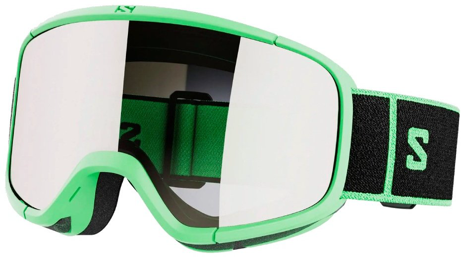 Маска горнолыжная Salomon L41781900 зеленый купить,NaN