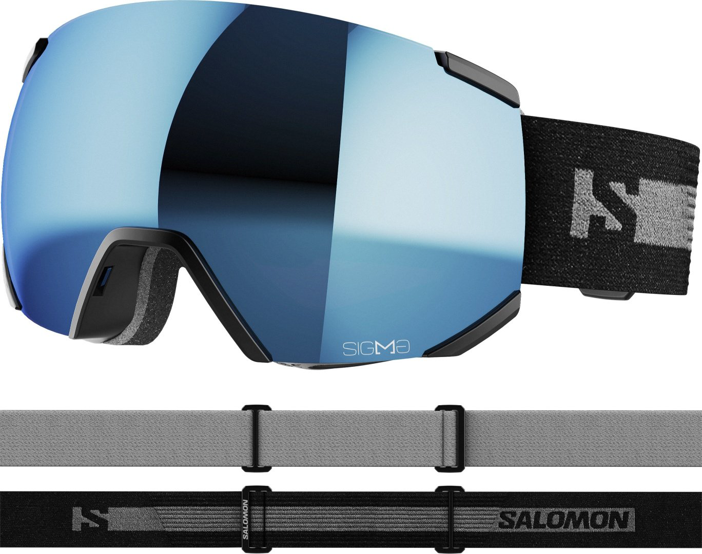 Маска горнолыжная Salomon Radium, L47005100 черный размер one size купить,NaN