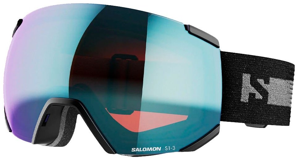 Маска горнолыжная Salomon Radium Photo, L47004700 черный размер one size купить,NaN