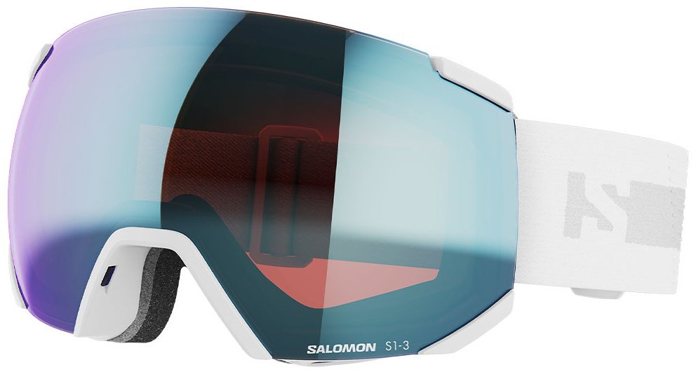 Маска горнолыжная Salomon Radium Photo,L47004900 белый размер one size купить,NaN