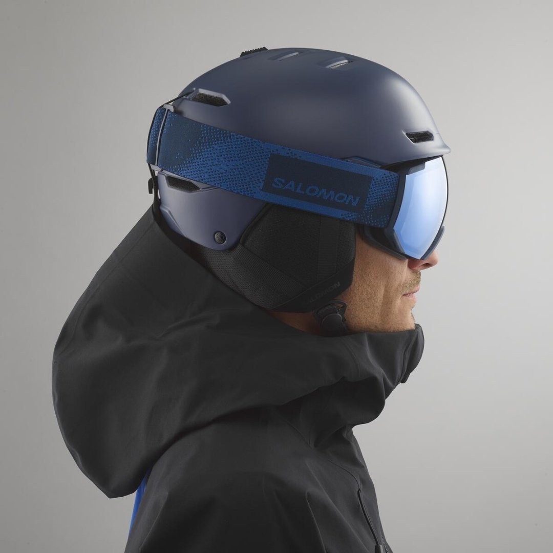 Маска горнолыжная Salomon RADIUM SIGMA 472557 синий размер One size купить,NaN