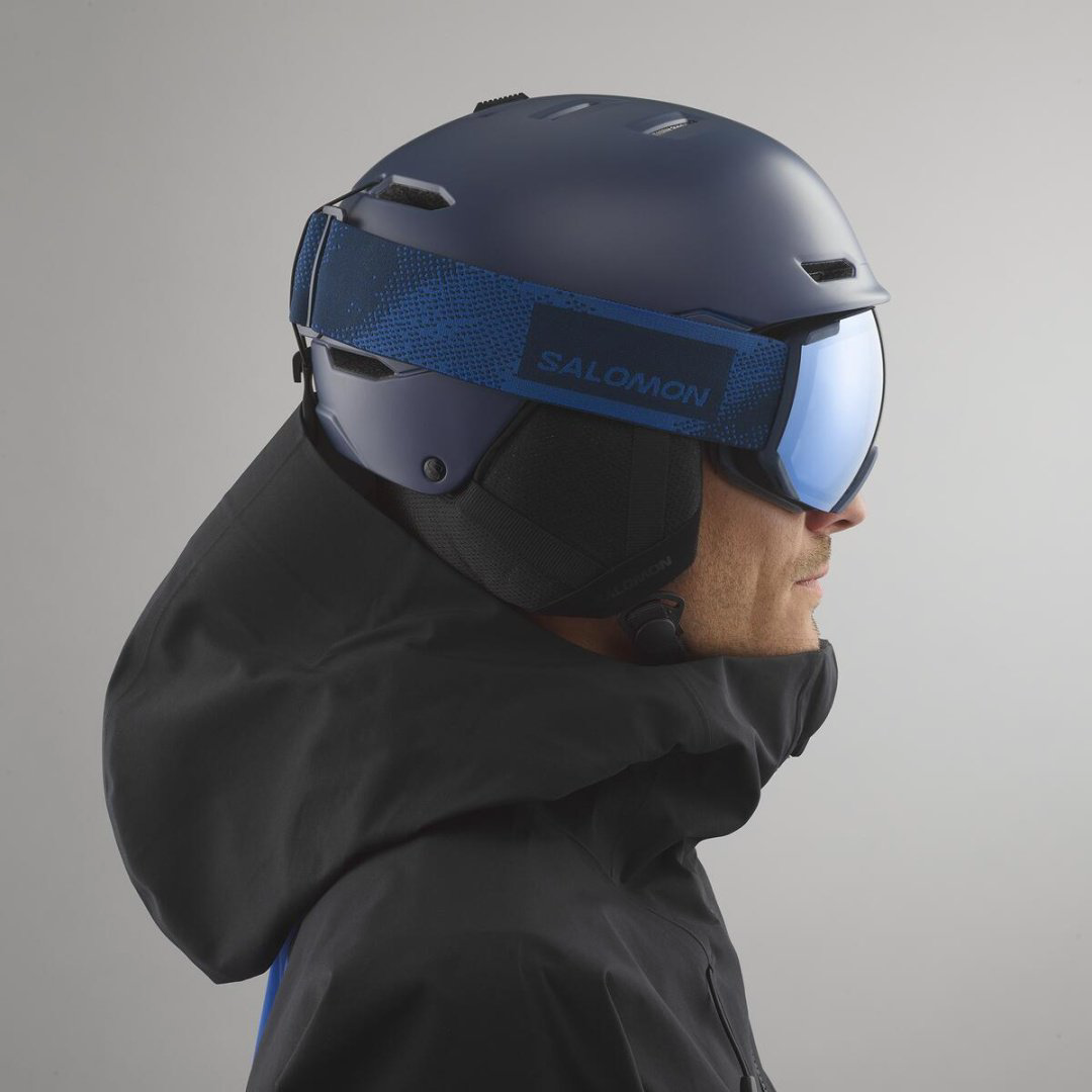 Маска горнолыжная Salomon RADIUM SIGMA 472557 синий размер One size купить,NaN