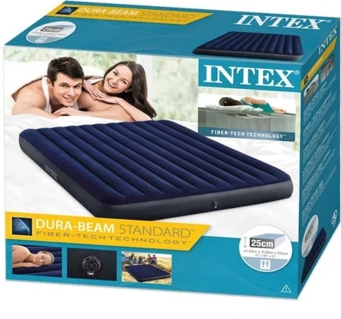 Матрас Intex 64755 ПВХ синий купить,NaN
