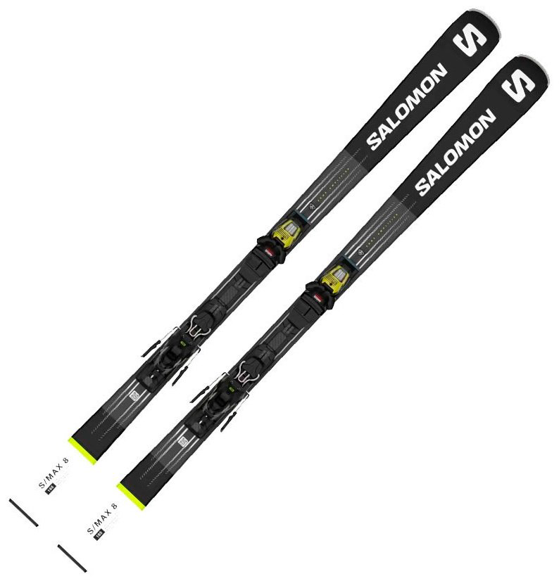 Salomon E S/Max 8 L47080400 155 см черный, белый купить,NaN