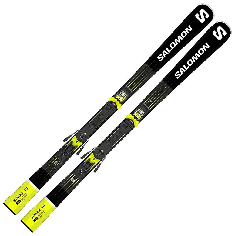 Salomon E S/Max 10 + M11 GW L80 L41770500 170 см черный, желтый купить,NaN