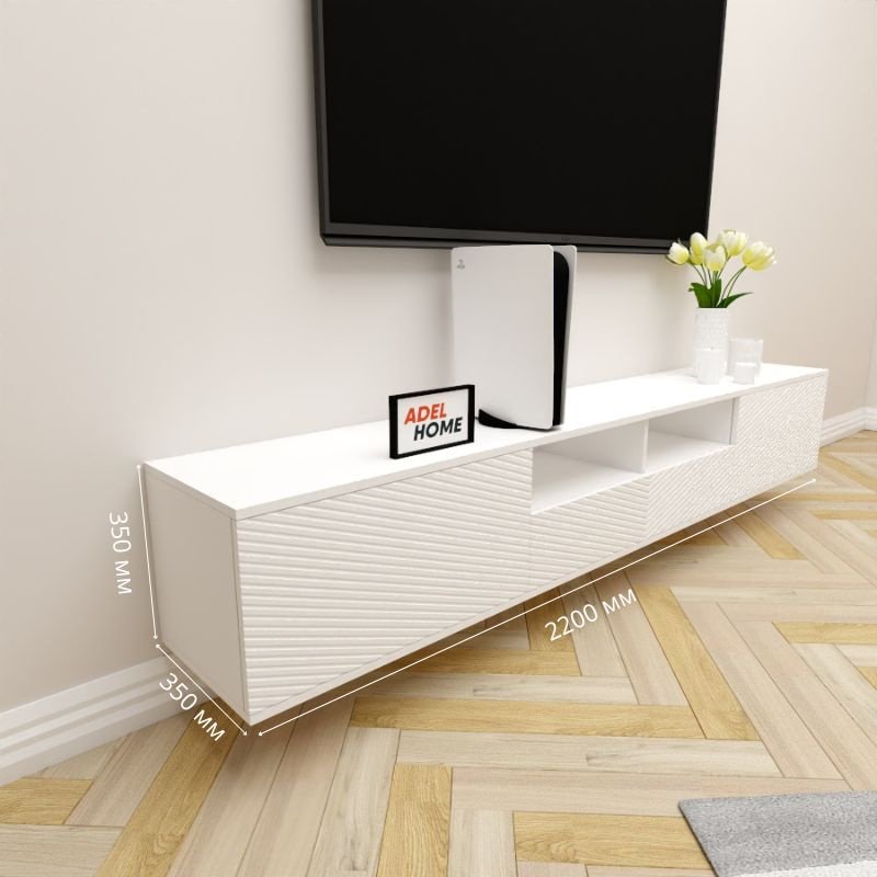 ТВ-тумба Adel Home Зета AH0686 220x35x35см белый купить,NaN
