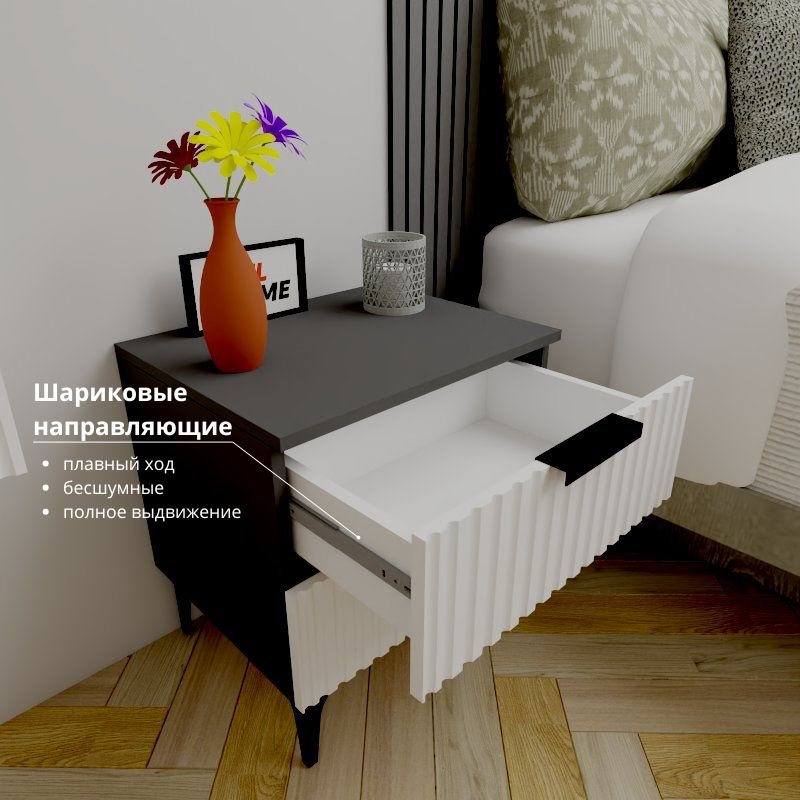 Тумба Adel Home Морган AH0580 50x50x40см серый купить,NaN