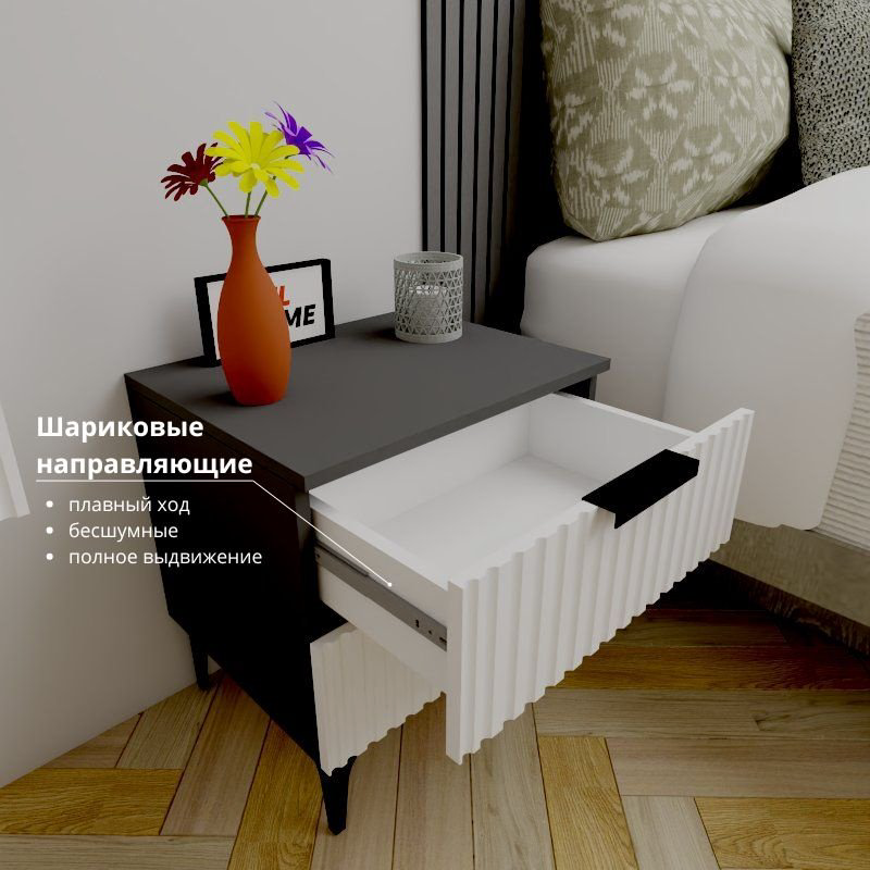 Тумба Adel Home Морган AH0580 50x50x40см серый купить,NaN