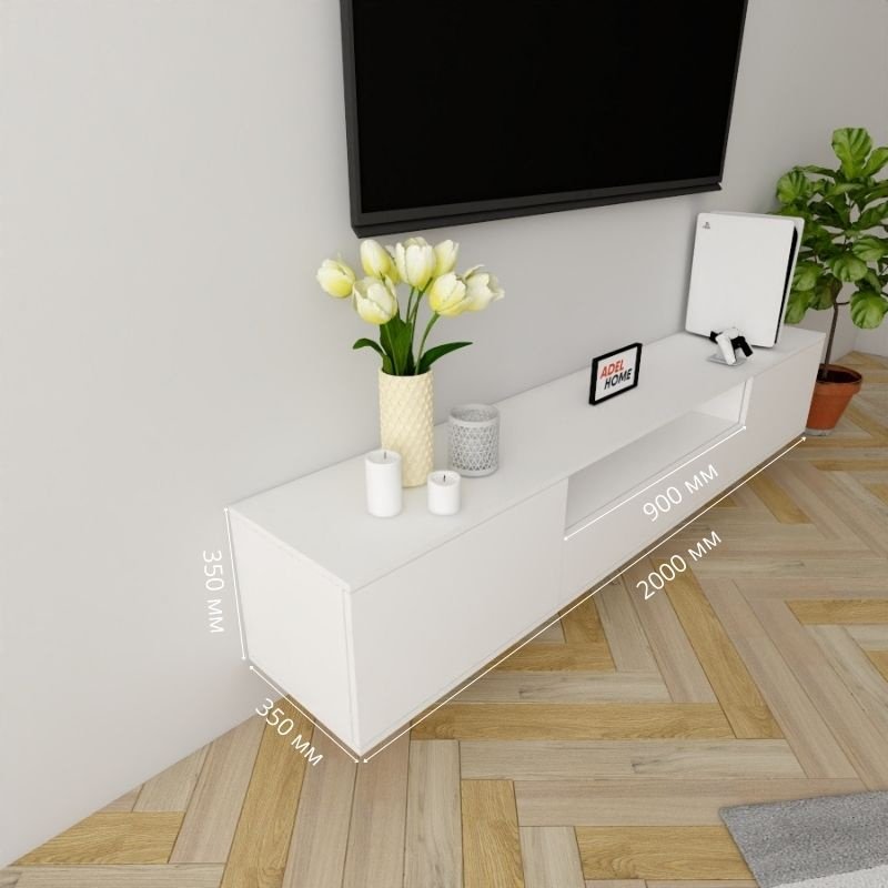 ТВ-тумба Adel Home Пегги AH0603 200x35x35см белый купить,NaN