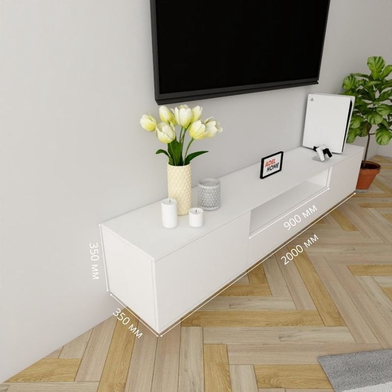 ТВ-тумба Adel Home Пегги AH0603 200x35x35см белый купить,NaN