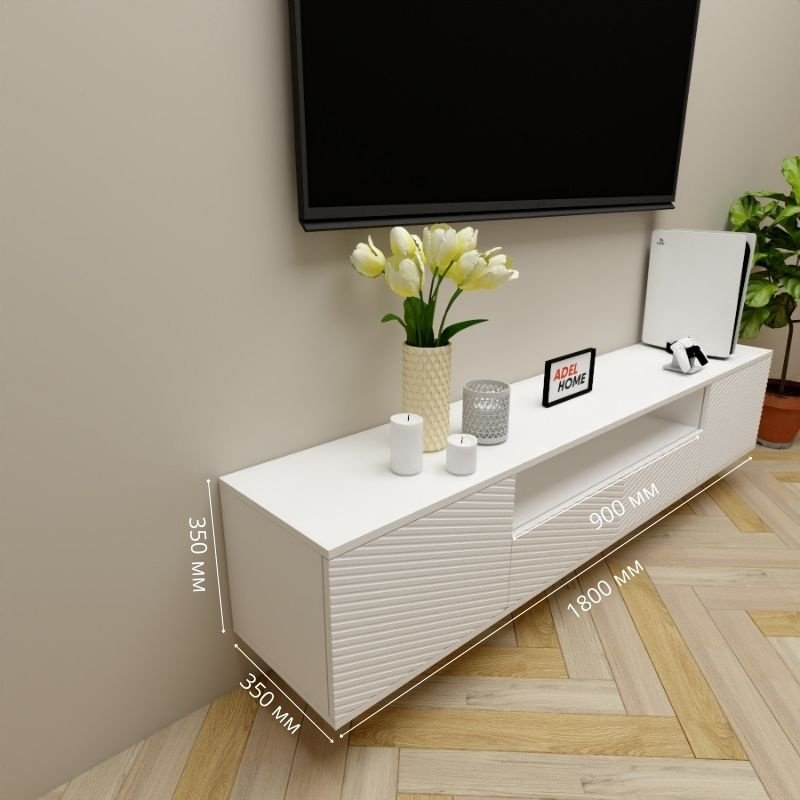 ТВ-тумба Adel Home Калида AH0654 180x35x35см белый купить,NaN