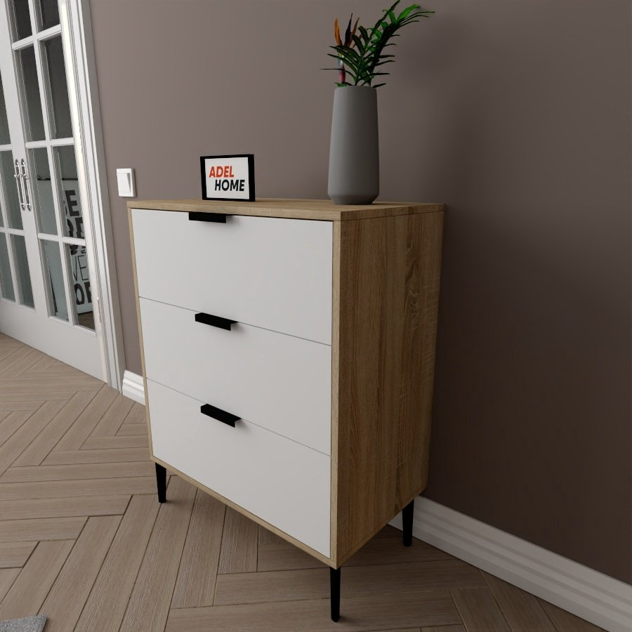 Комод Adel Home AH0116, 70x35x90 см, светло-коричневый купить,NaN