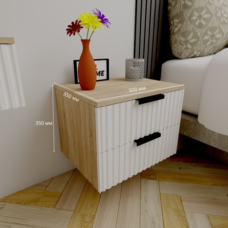 Тумба Adel Home Альмара AH0623 50x35x35см светло-коричневый купить,NaN