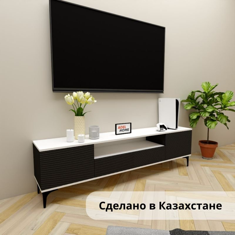 ТВ-тумба напольная Adel Home AH0715 Иоланда 180x50x35см черный купить,NaN