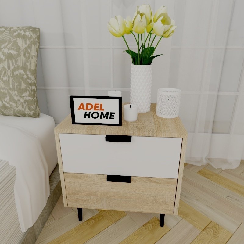 Тумба Adel Home Корал AH0144 50x50x40см бело-бежевый купить,NaN