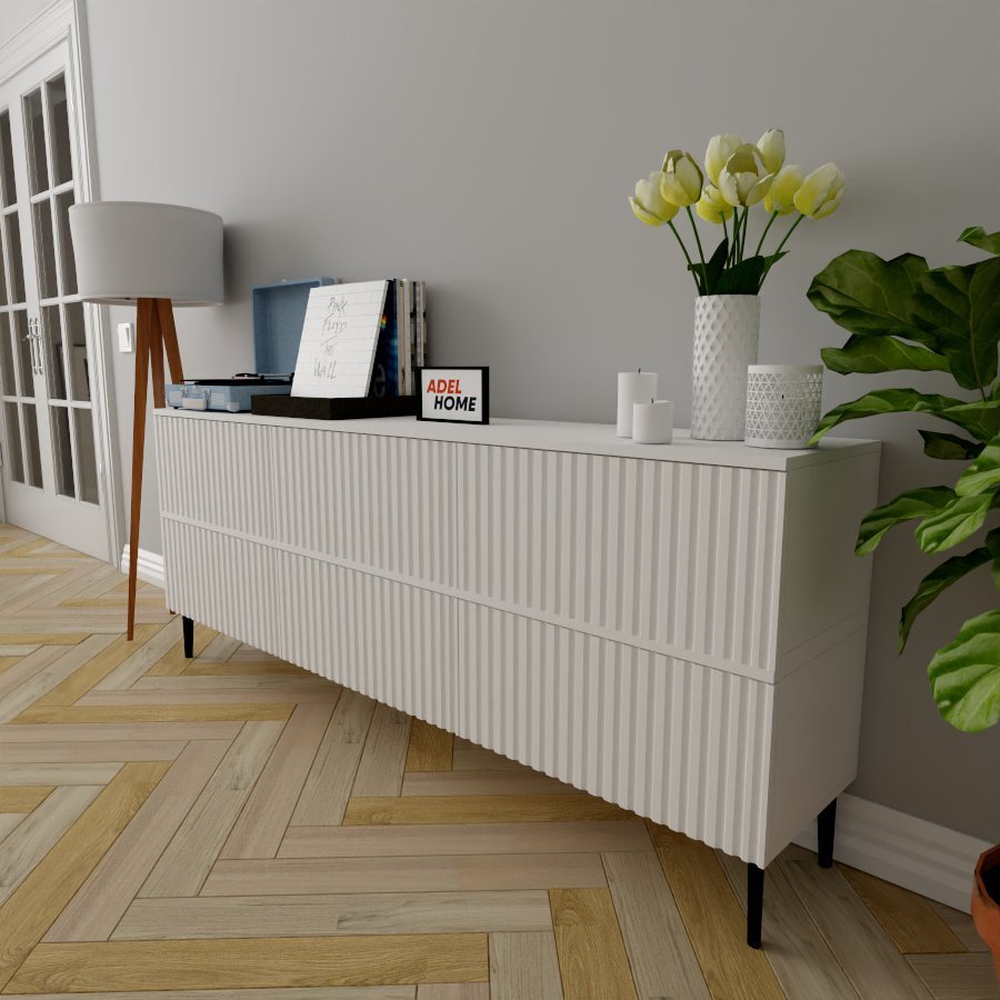 ТВ-тумба напольная Adel Home AH0548 Тилда 180x75x35см белый купить,NaN