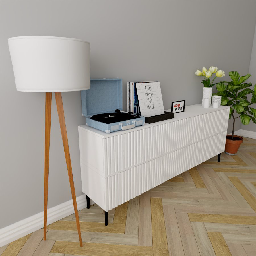 ТВ-тумба напольная Adel Home AH0548 Тилда 180x75x35см белый купить,NaN