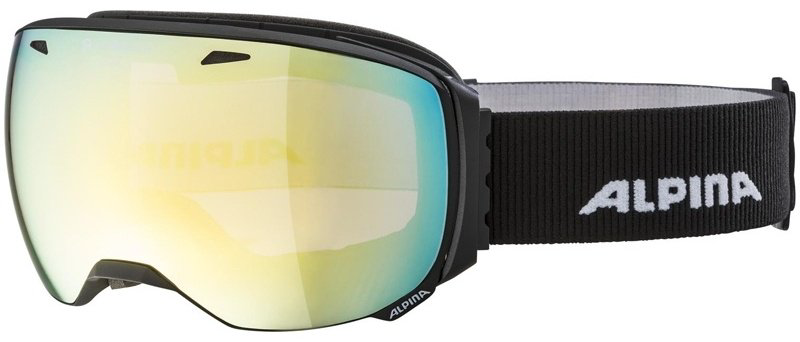 Маска горнолыжная Alpina Big Horn QVM A 72057 черный купить,NaN