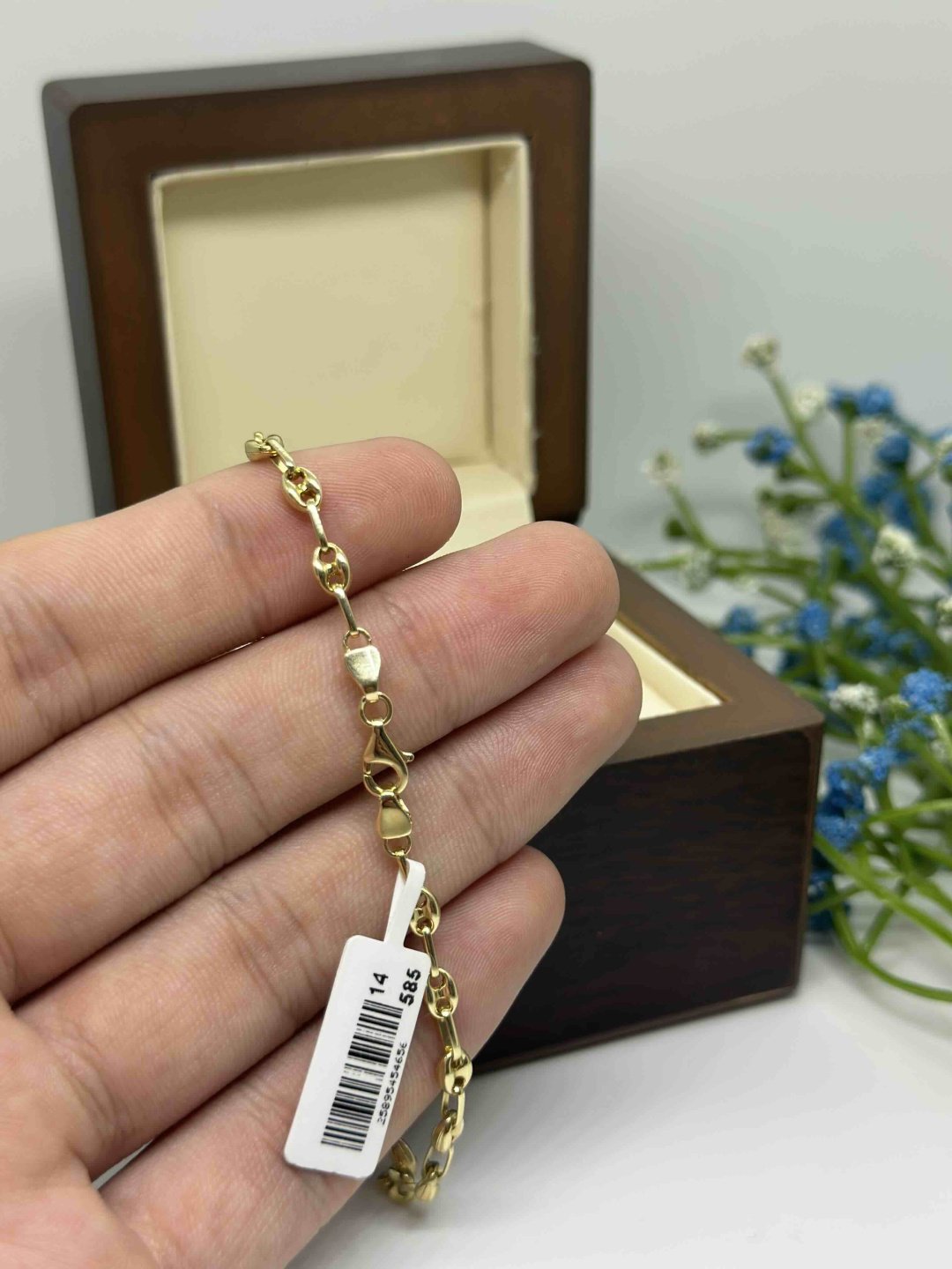 Браслет Italy Gold 829191929 длина 19 см, вес 3.16 г золото, плетение отсутствует купить,233450