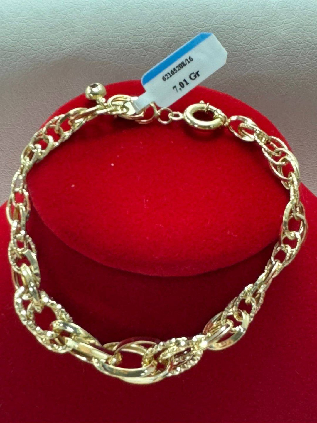 Браслет Italy Gold 485258 длина 18.5 см, вес 7.01 г золото, плетение отсутствует купить,523700