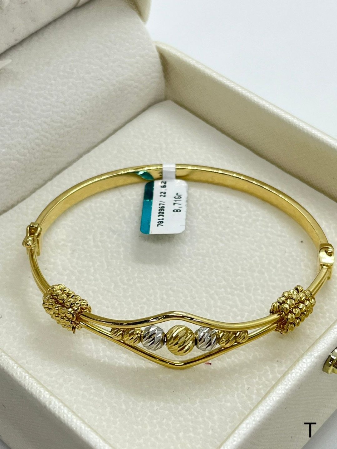 Браслет Italy Gold 001177 длина 20 см, вес 8.71 г золото, плетение отсутствует купить,650450