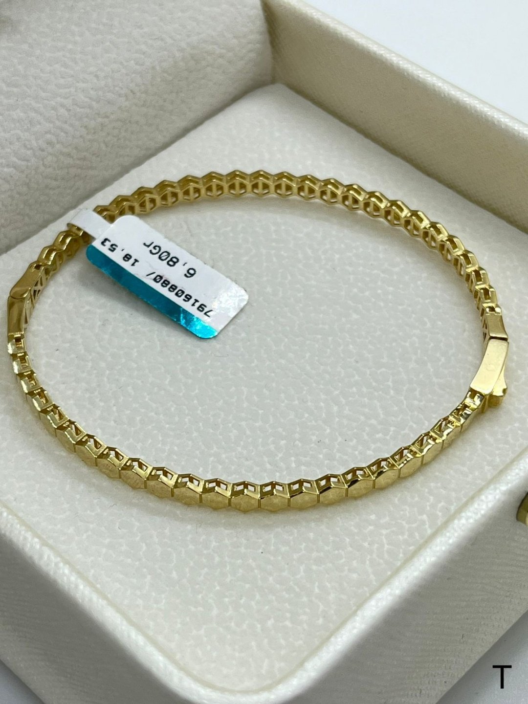 Браслет Italy Gold 001172 длина 19.5 см, вес 6.8 г золото, плетение отсутствует купить,506450