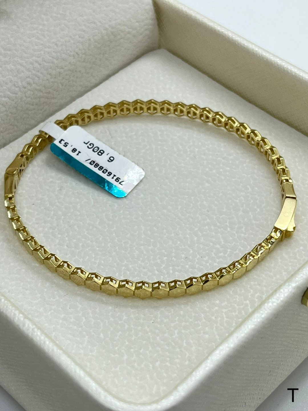 Браслет Italy Gold 001172 длина 19.5 см, вес 6.8 г золото, плетение отсутствует купить,506450