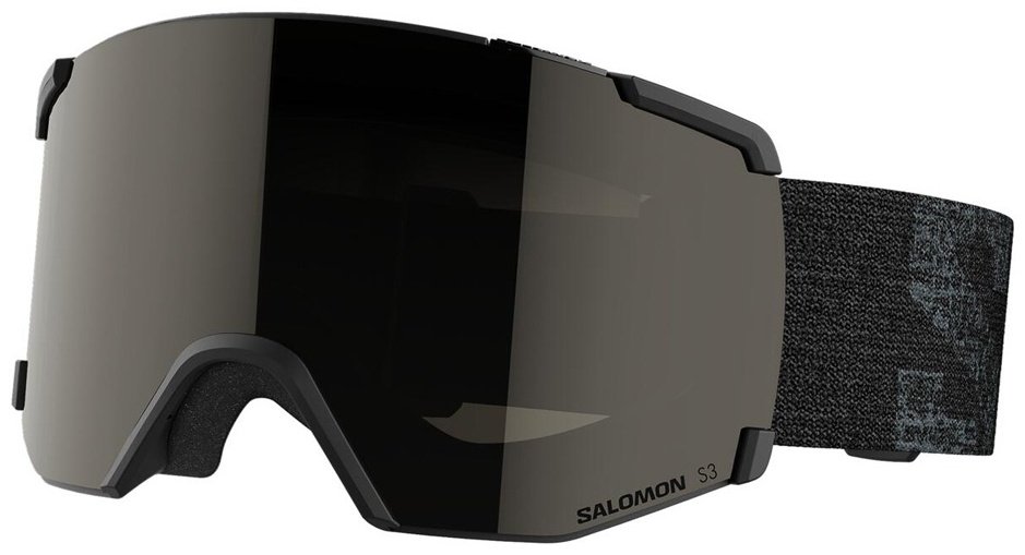 Маска горнолыжная Salomon S/VIEW, L47252500 черный размер one size купить,NaN