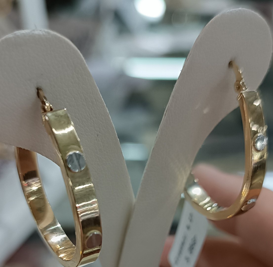 Серьги Золото России 111789000 вес 3.05 г золото, без вставок купить,244000