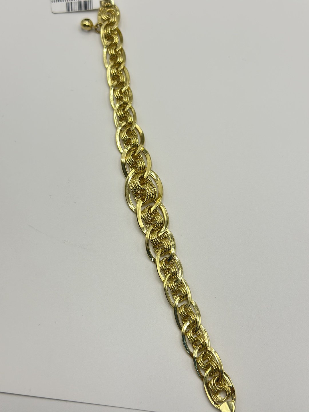 Браслет Zhanar Gold Браслет желтое золото итадия длина 19 см, вес 8.22 г золото, плетение отсутствует купить,655995