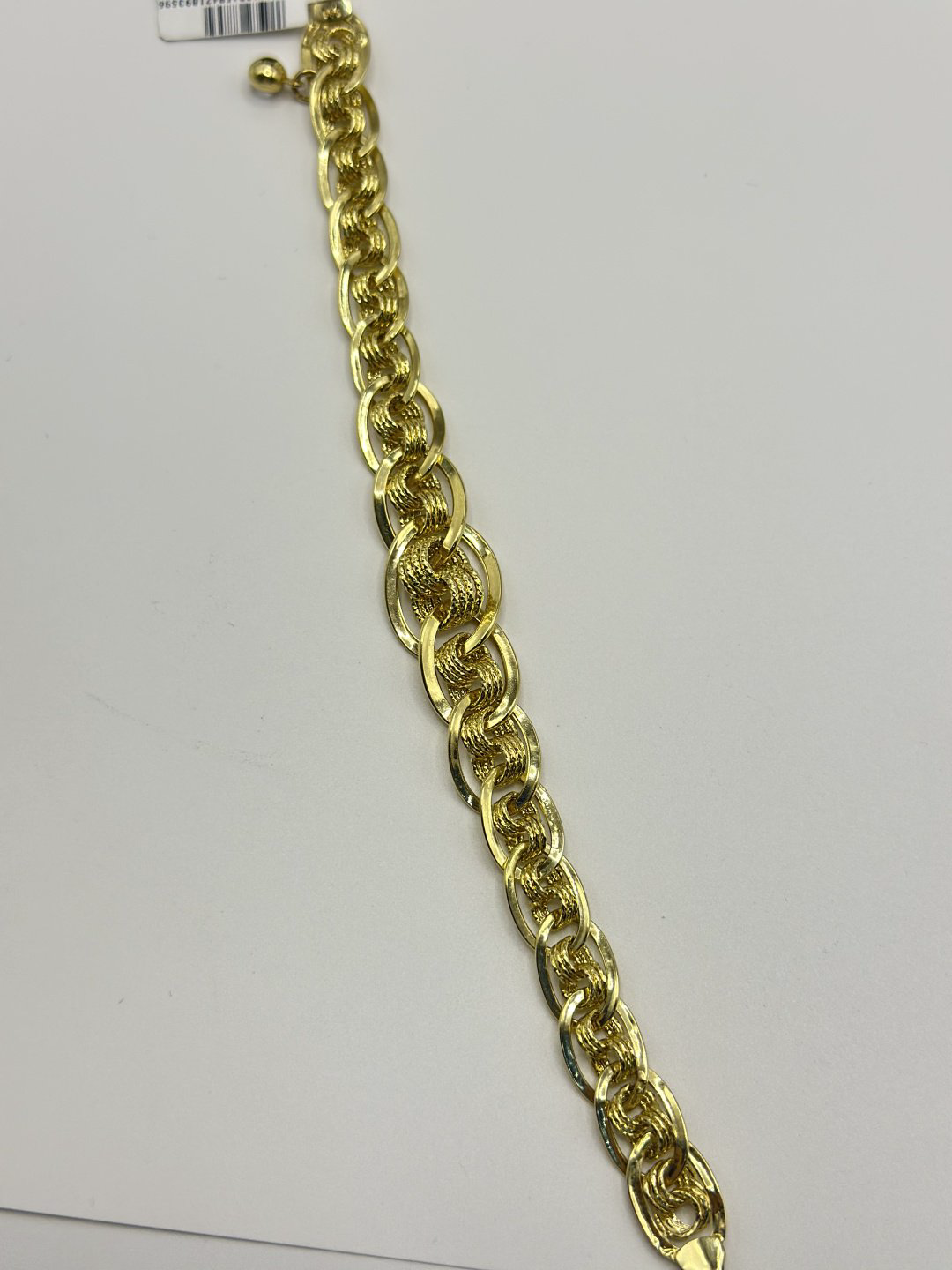 Браслет Zhanar Gold Браслет желтое золото итадия длина 19 см, вес 8.22 г золото, плетение отсутствует купить,655995