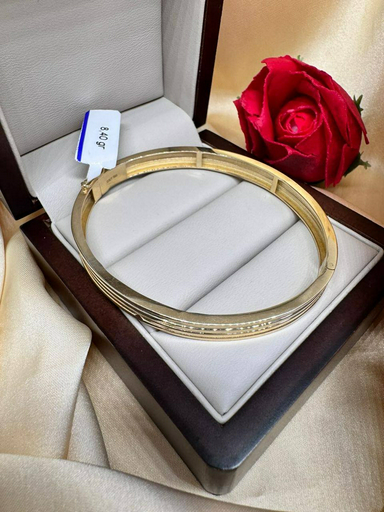 Браслет Italy Gold 12334455 длина 18 см, вес 8.4 г золото, плетение отсутствует