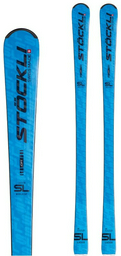 Лыжи STOCKLI Laser SL + MC 12 black matt-shine/41010325-20 2024 160 см голубой