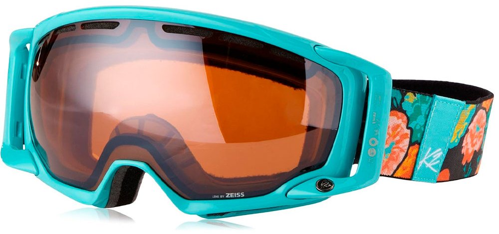 Маска горнолыжная K2 Captura, 1054204 бирюзовый размер one size